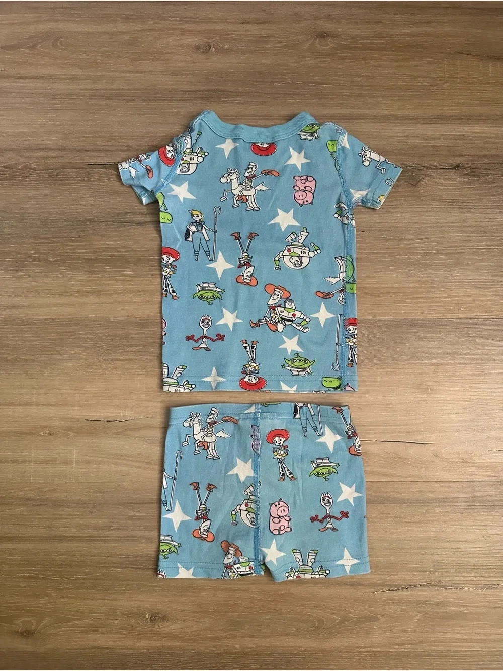 Hanna Andersson Disney Toy Story Pajama Set 6-12M Woody Buzz Jessie Rex Hamm Boo